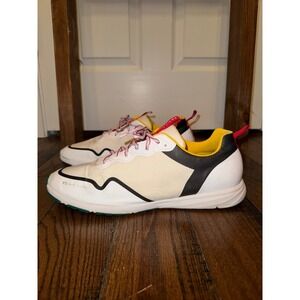 PS Paul Smith Men's White Yellow Black Red Low Top Sneakers Size US 12